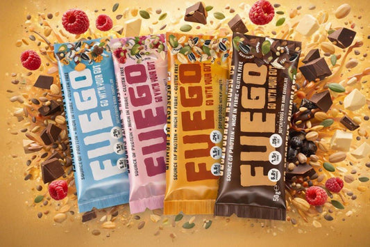 Mixed Pack Gut Health Fibre Bar (8 or 12 Pack) - fuegobars