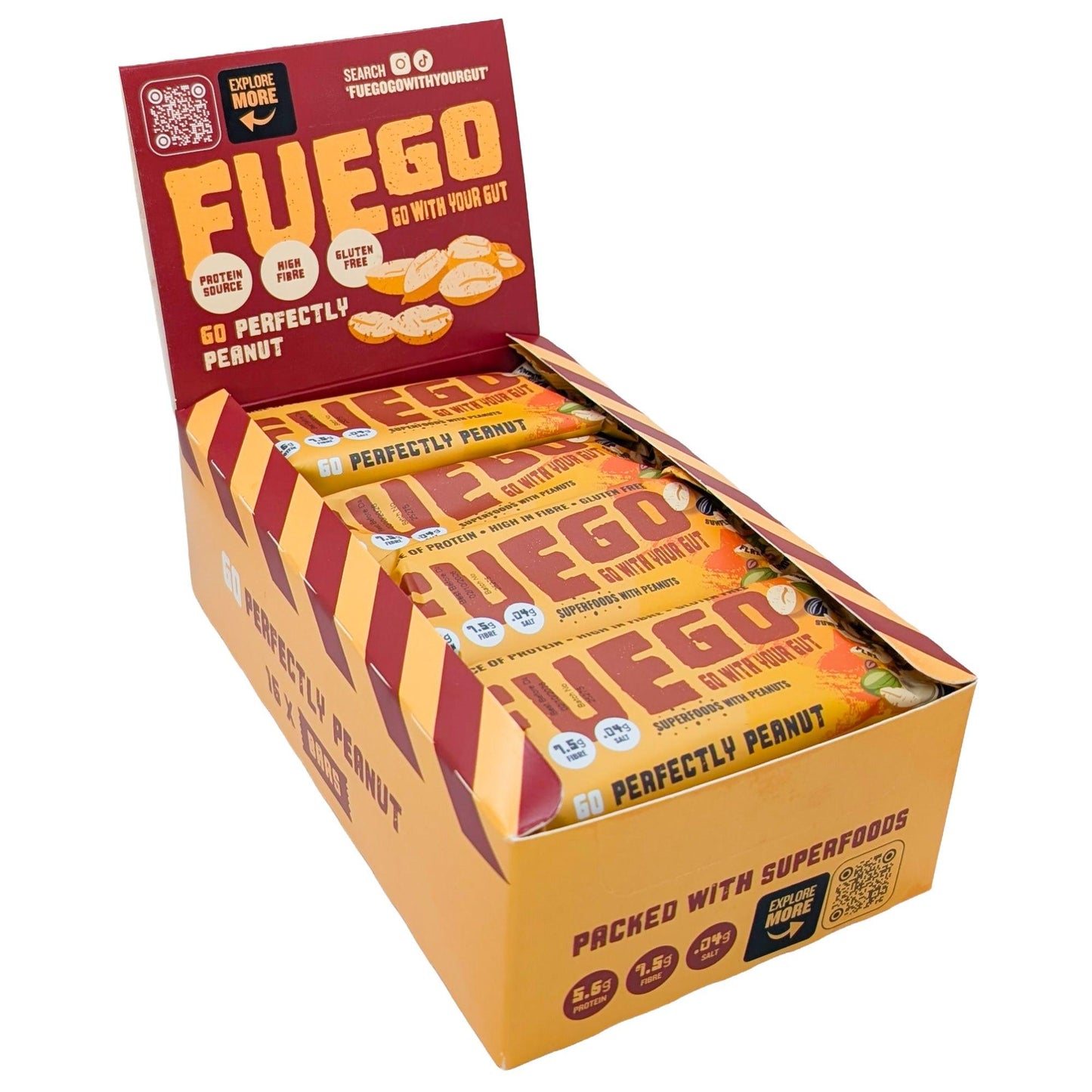 Perfectly Peanut Gut Health Fibre Bar