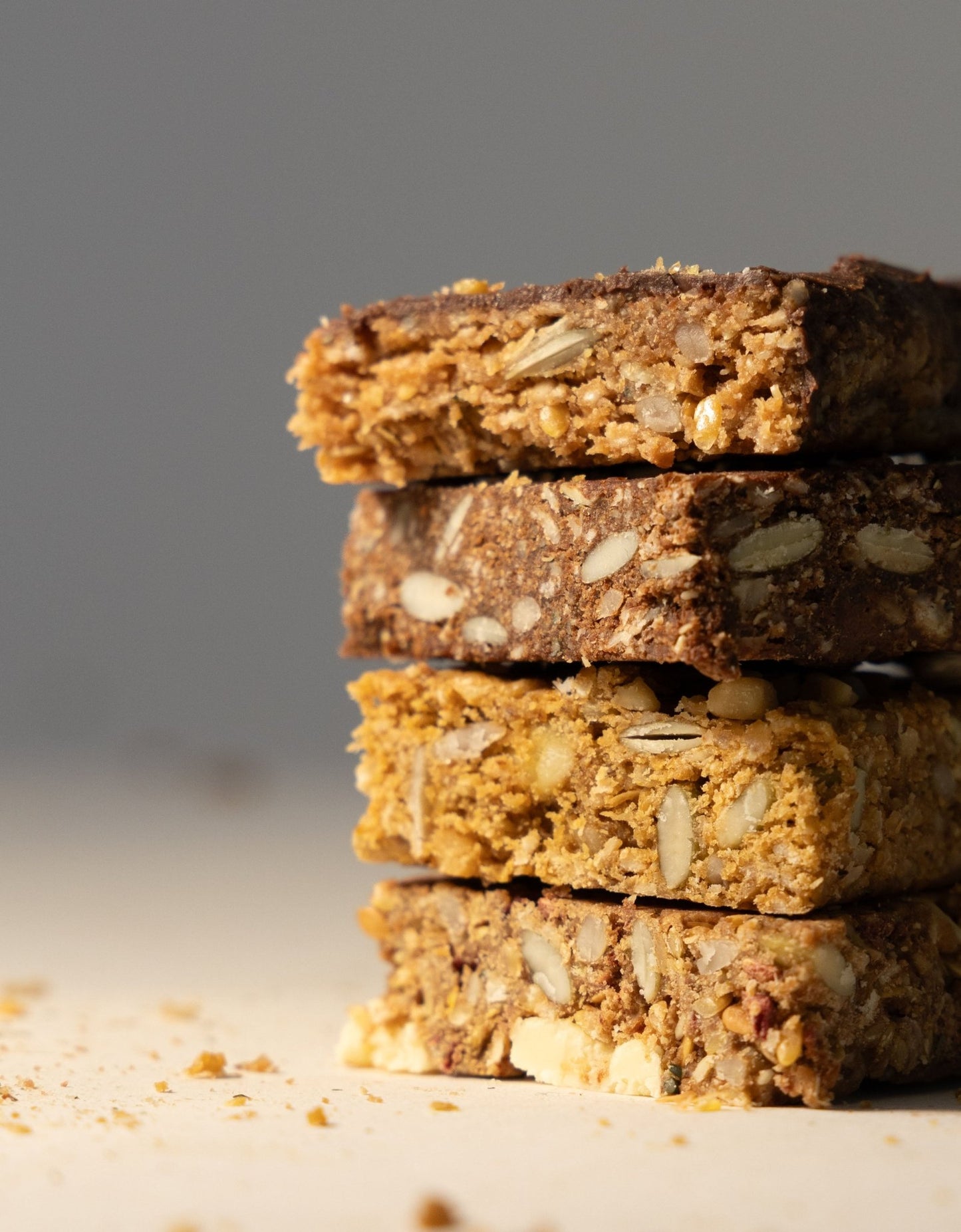 Dark Choc & Salted Caramel Gut Health Fibre Bar - FUEGO snacks