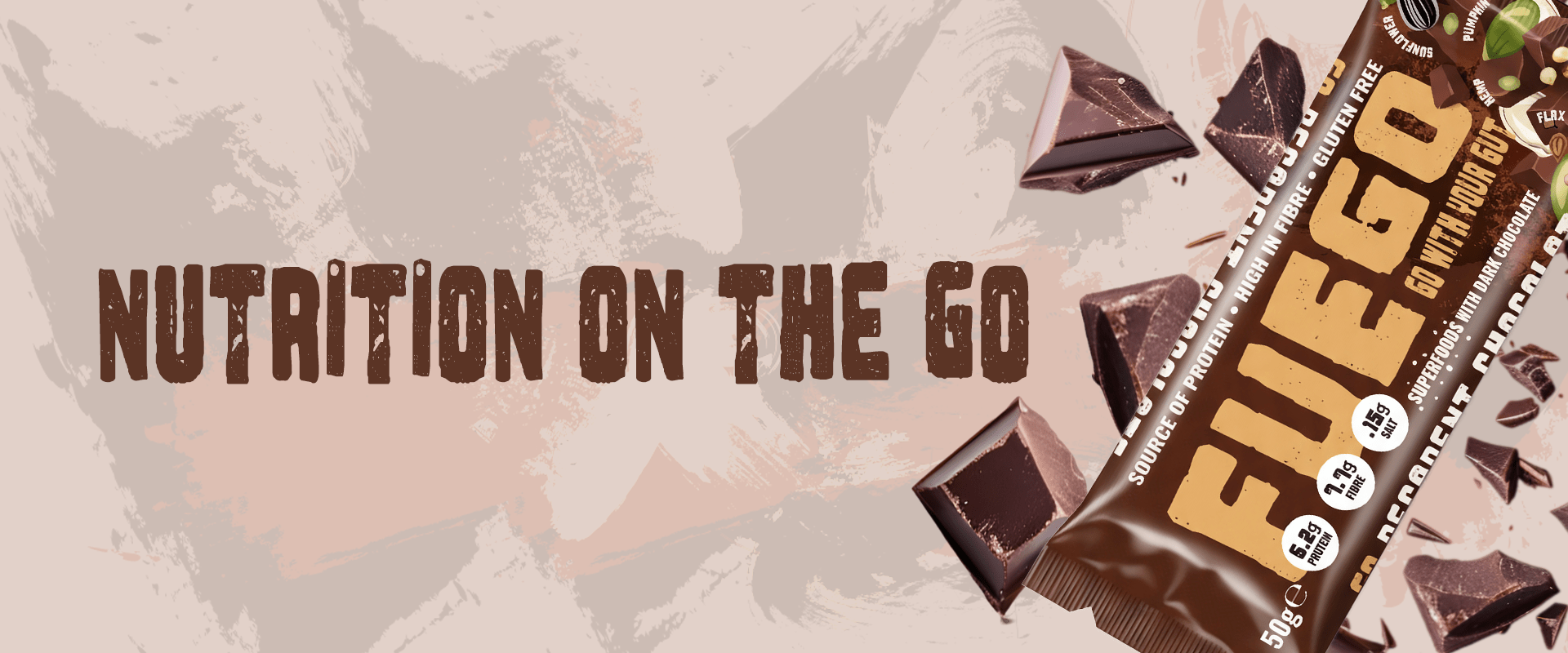 Decadent Chocolate Superfood Fibre Bar - fuegobars