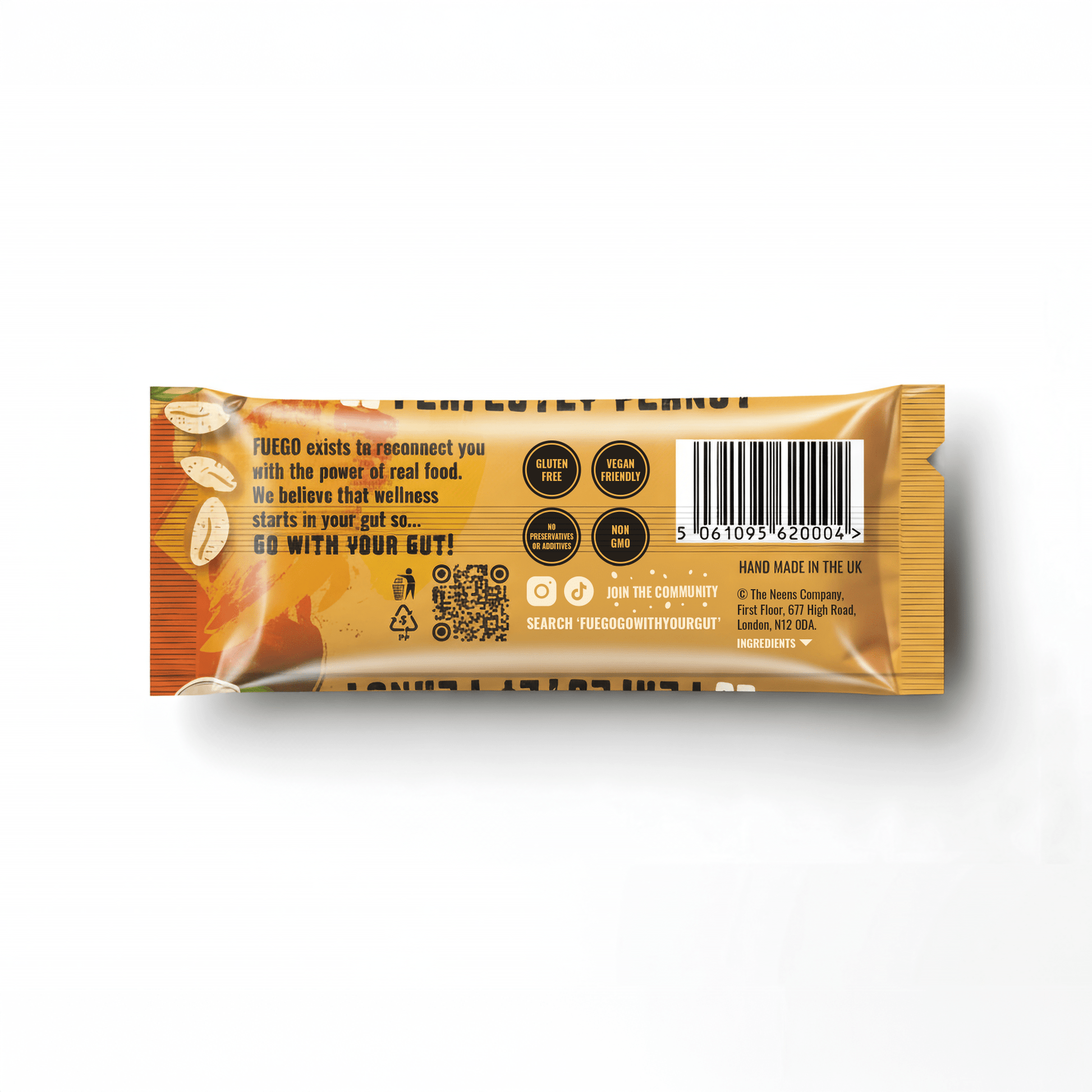 Nutrient - Packed Peanut Butter Health Bar – 50g - fuegobars